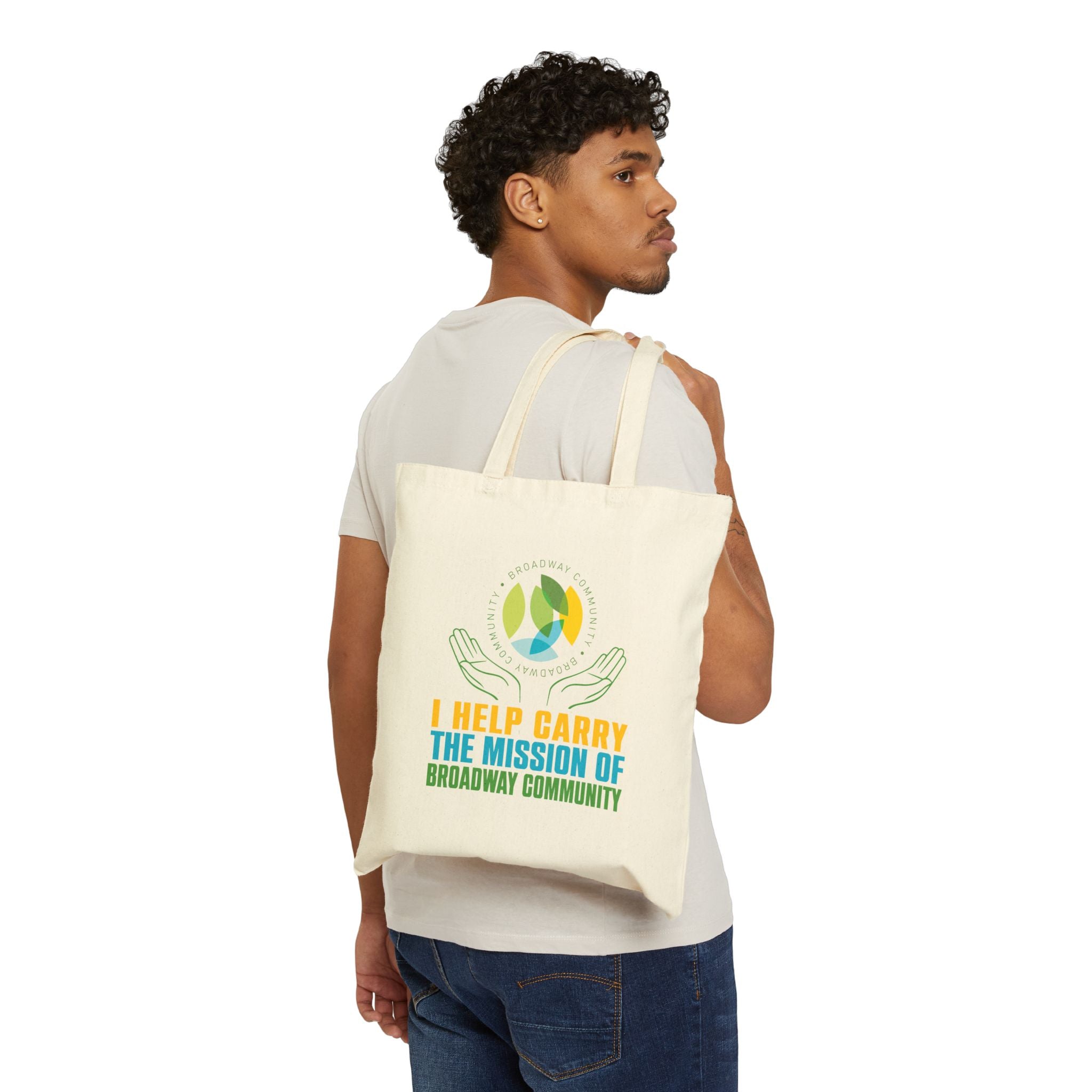 Carry The Mission Natural Tote Bag - Broadway Community Collection